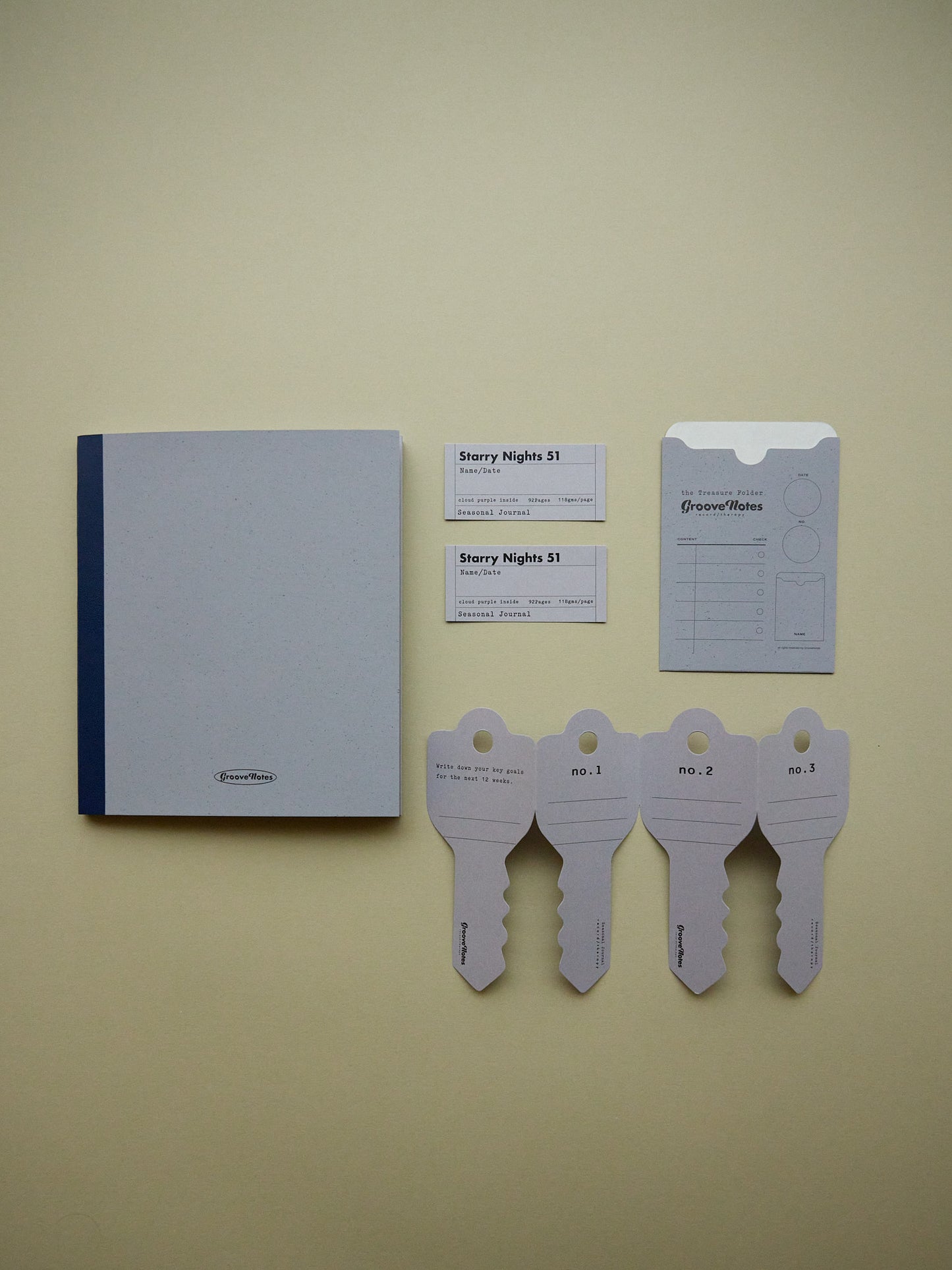 Seasonal Journal in Green and Purple